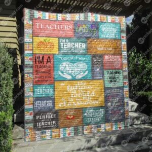 Teaching Is A Work Of Heart Quilt Blanket Hp47  Quilt